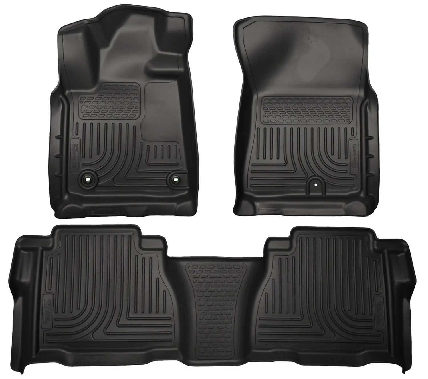 Husky Liners Weatherbeater Black Front & 2nd Seat Floor Liners | Toyota Tundra (12-13) (99591)