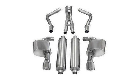 Corsa 2.75in D&S Cat-Back Dual Rear Exit w/ Tips | Chrysler 300 SRT8/Dodge Charger (14463)