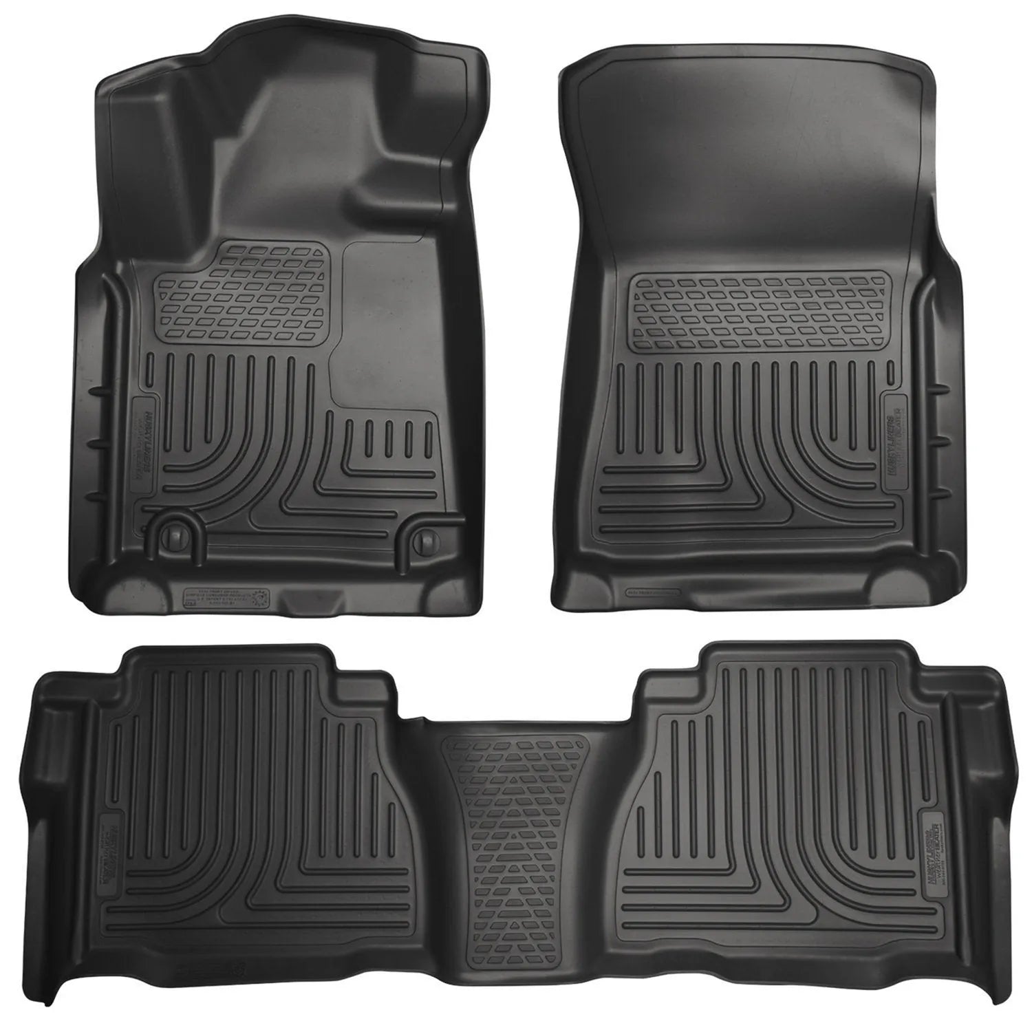 Husky Liners WeatherBeater Combo Black Floor Liners | Toyota Tundra 12+ Double/CrewMax (98581)