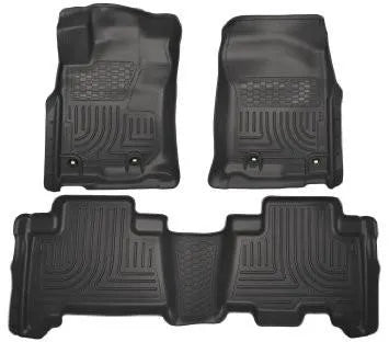 Husky Liners Weatherbeater Black Front & 2nd Seat Floor Liners | Toyota 4Runner 2013 (99571)