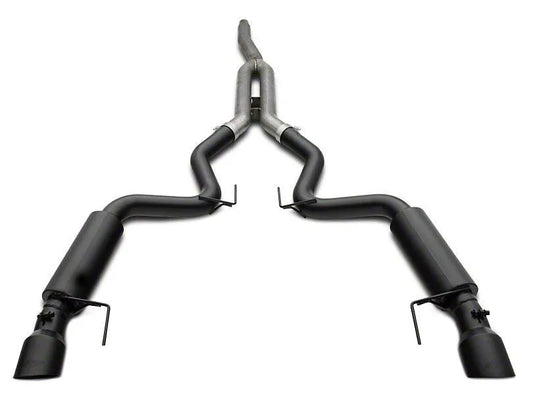 MBRP 3in Race D&S Cat-Back Exhaust w/ Tips | Ford Mustang EcoBoost (15-24) (S7275BLK)