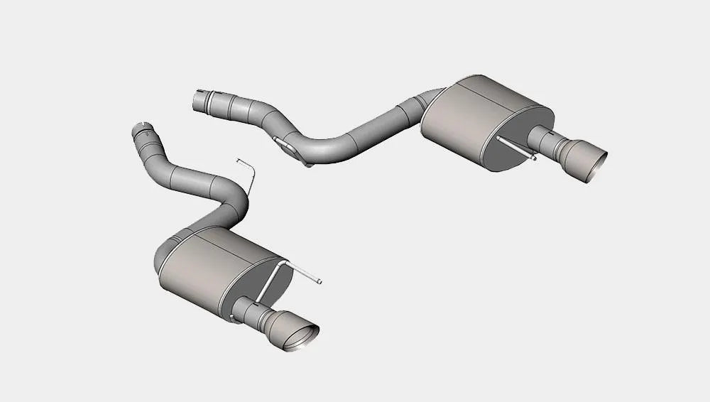 2015 Ford Mustang GT 5.0 Catback System with Polished Tips by Corsa (14328)