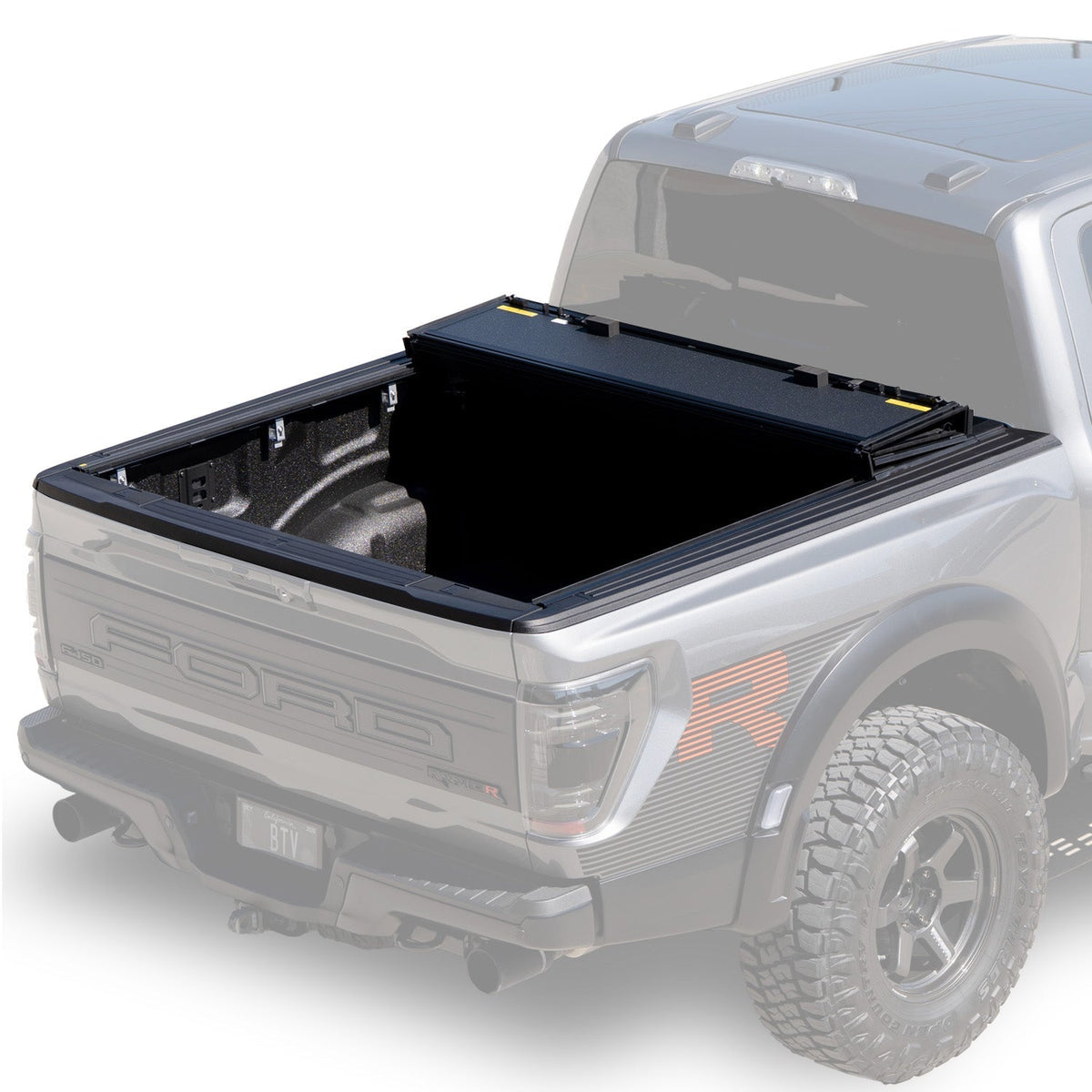 Truxarmor QuadAxis Pro Series Quad-Fold Flip Up Tonneau Cover for 2005-2021 Nissan Frontier  - 5' Bed