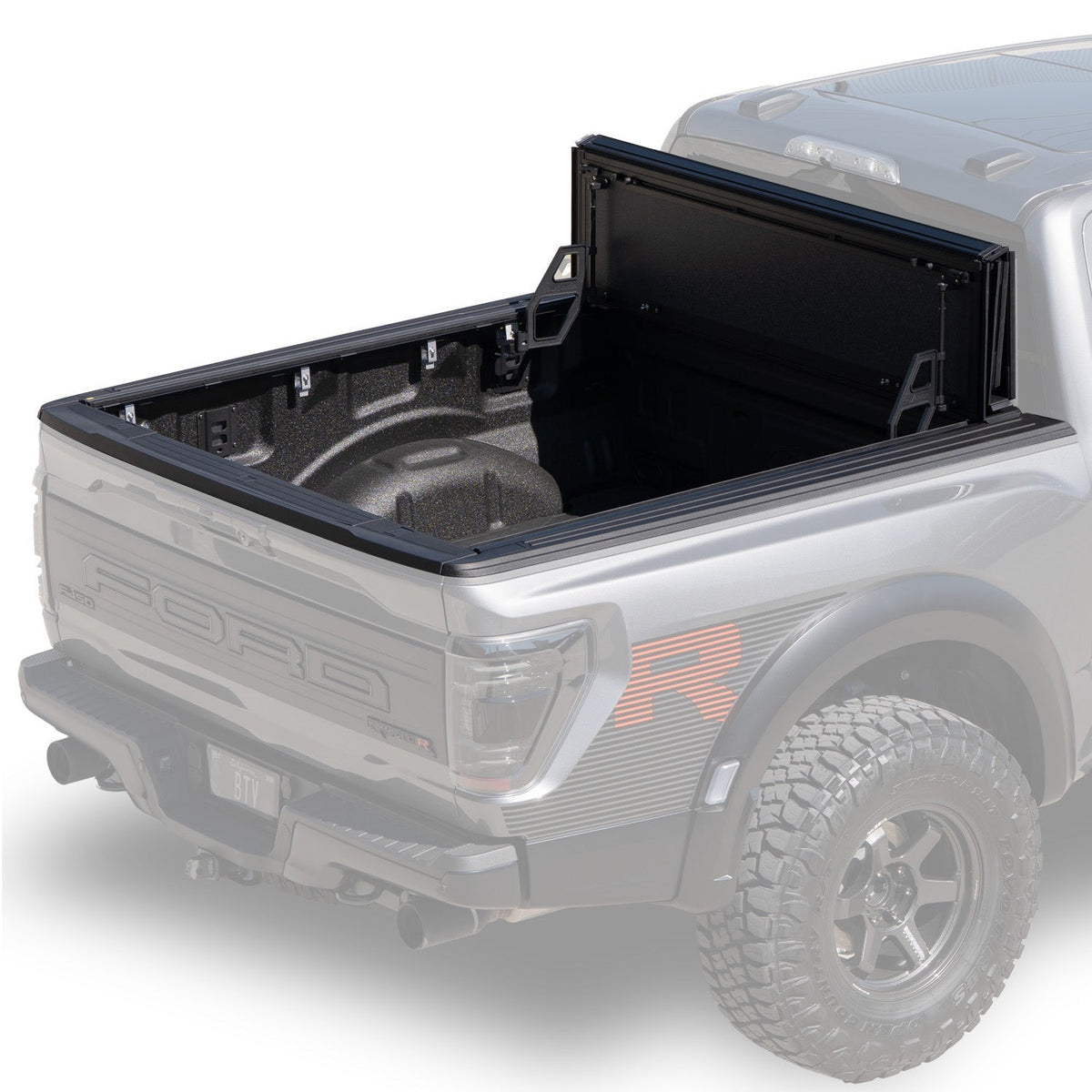 Truxarmor QuadAxis Pro Series Quad-Fold Flip Up Tonneau Cover for 2005-2021 Nissan Frontier  - 5' Bed