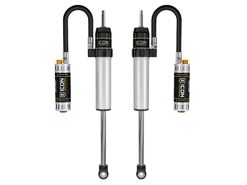 ICON 57806CP Rear Remote Reservoir Shocks for 2005-23 Toyota Tacoma 4WD 6" Lift