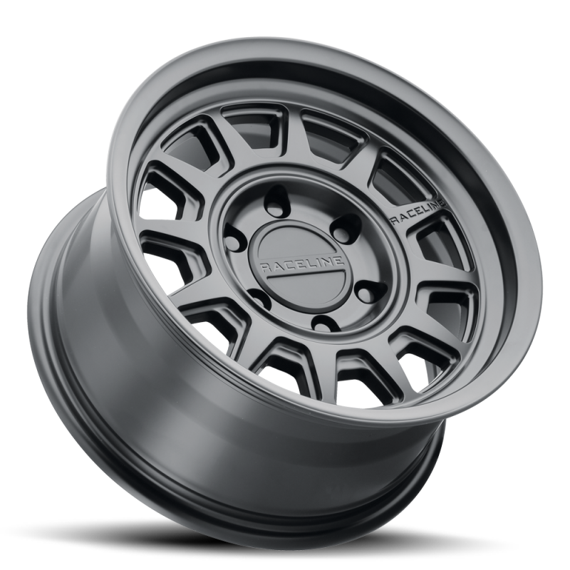 (set of 4) Raceline 952 Aero Satin Black | 17x8.5" +0mm | 6x139.7mm Wheel