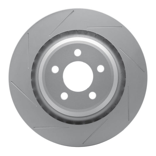 DFC Rear GeoSPEC Coated Slotted Brake Rotor: Chrysler 300 (05-23)