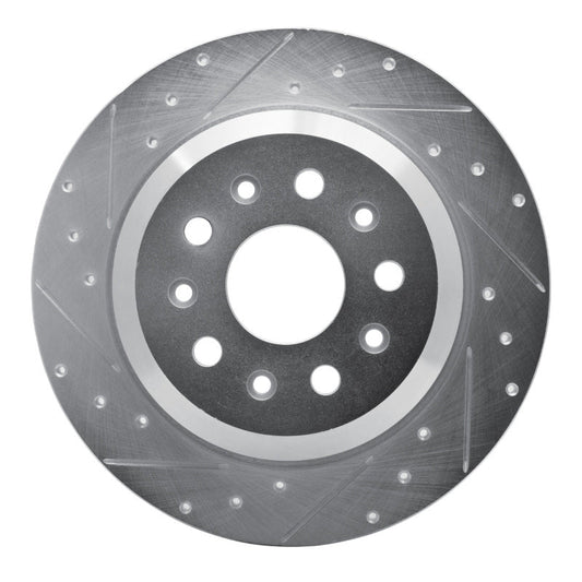 DFC D&S Silver Brake Rotor (REAR LEFT): Jeep Wrangler 2018-25