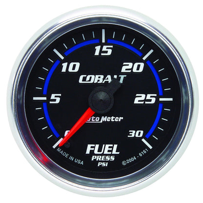 AutoMeter Cobalt 52mm 0-30 PSI Full Sweep Electronic Fuel Pressure Gauge (6161)
