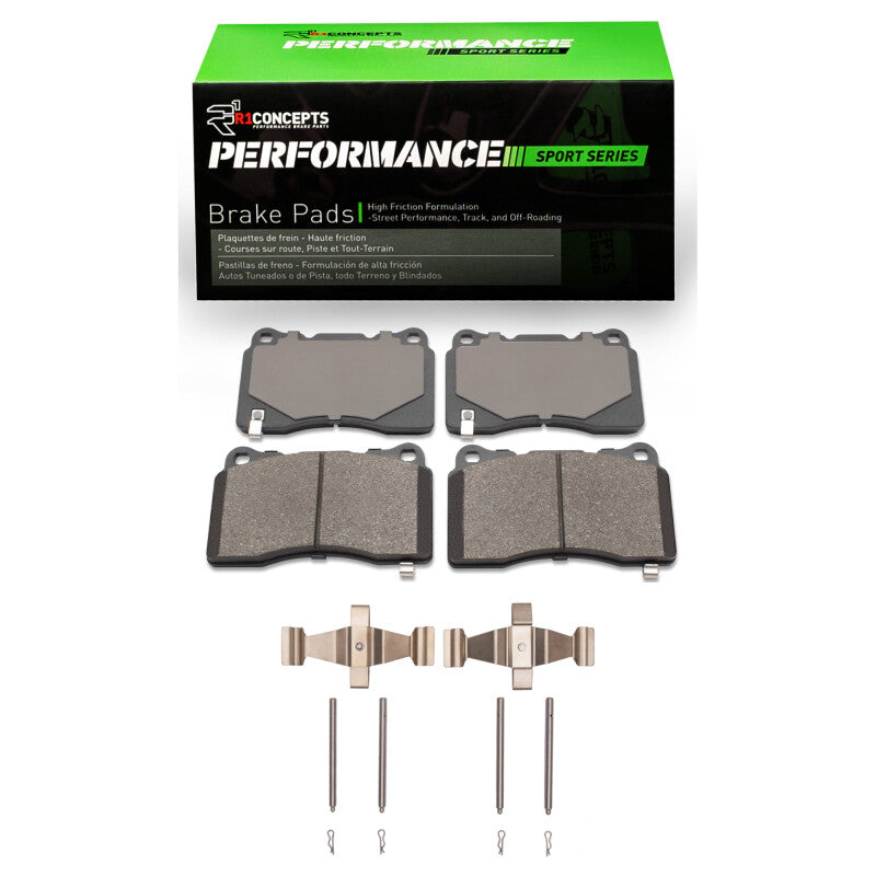 R1 Performance Sport Pads & Hardware Kit | Subaru WRX STI (13-17) (2115-1001-01)