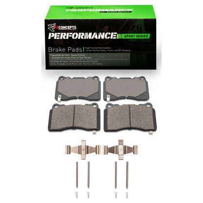 R1 Performance Sport Pads & Hardware Kit | Subaru WRX STI (13-17) (2115-1001-01)