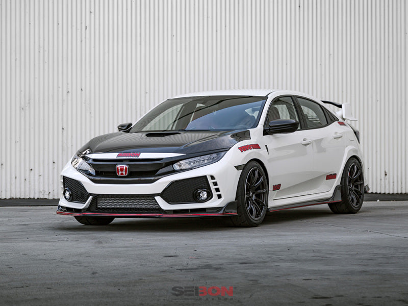 Seibon 2017 Honda Civic Type R OEM Carbon Fiber Hood | Honda Civic X (16-22) / Acura RDX (18-26)