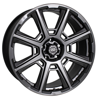 (set of 4) Enkei Storm Anthracite | 18x8" +40mm | 5x114.3mm Wheels