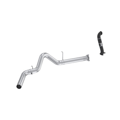 MBRP Exhaust S6052PLM AL 4" Filter Back Single Exit 07-10 Silver/Sierra 2500HD