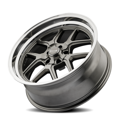Ridler Wheels 610 Gloss Grey Polished | 17x7" +0mm | 5x120.65mm Wheel