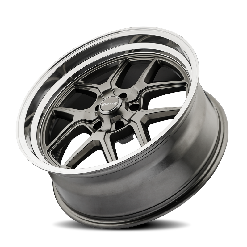 (set of 4) Ridler Wheels 610 Gloss Grey Polished | 20x10" +0mm | 5x120.65mm Wheels