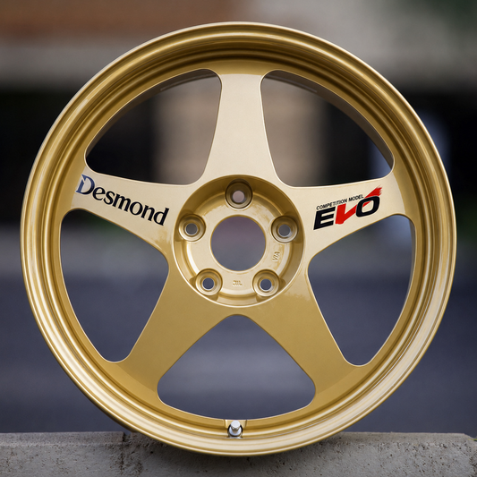 Desmond Regamaster EVO II 18x10 +25 5x120 Gloss Gold (SET)