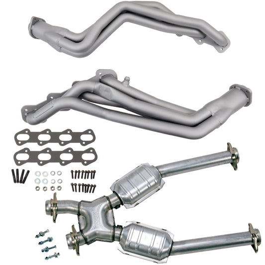 BBK 1-5/8in Long Tube Headers w/High Flow Catted X-Pipe | Ford Mustang (94-04) (15332)