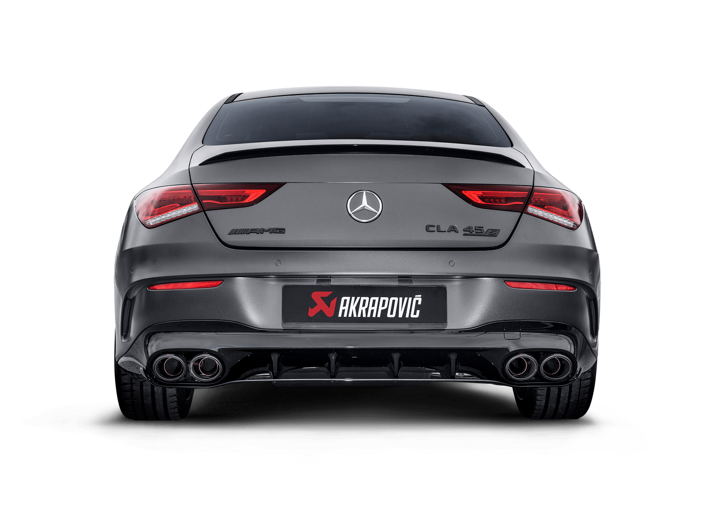 Akrapovic Evolution Line Cat Back (Titanium) w/ Carbon Fiber Tips - Mercedes AMG CLA 45 / 45 S (C118)