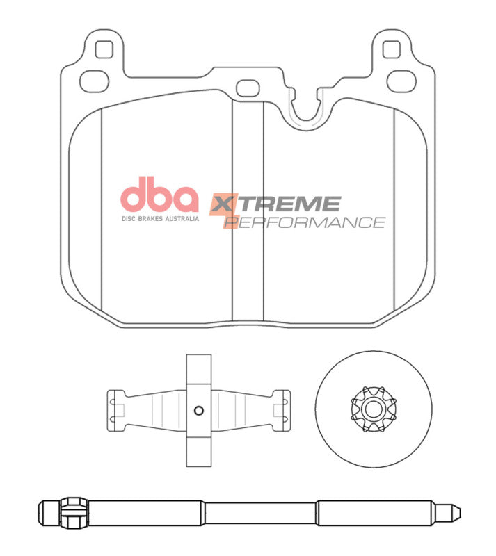DBA Front XP Performance Brake Pads | BMW 228i (14-16) w/ M Sport Brakes (DB15131XP)