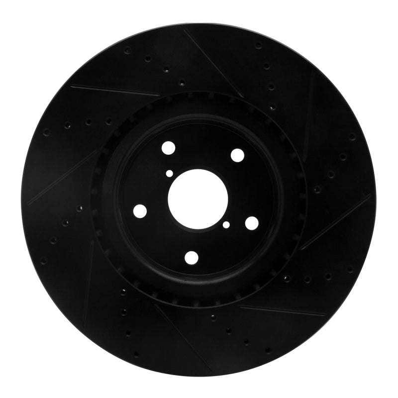 R1 Drilled & Slotted Front Rotor | Subaru WRX STI (ECB-13016L)