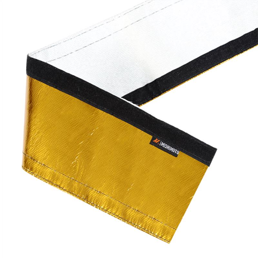 Mishimoto Heat Shielding Sleeve Gold 1 inch x 36 inches-WheelFlip