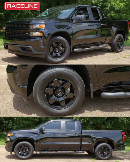 Raceline 942 Addict Gloss Black | 18x8" +35mm | 6x139.7mm Wheel