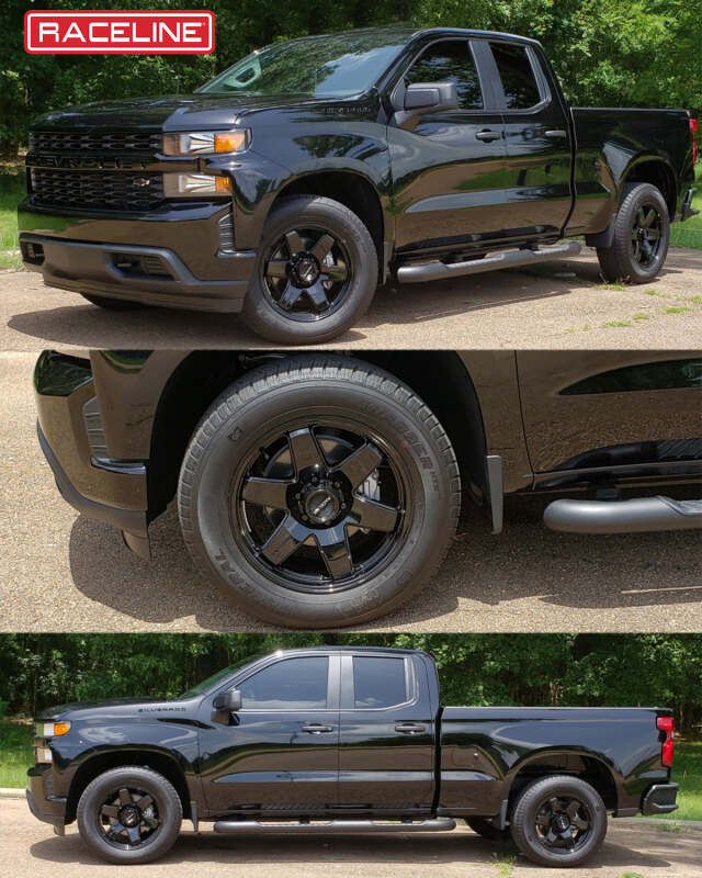 Raceline 942 Addict Gloss Black | 18x8" +35mm | 6x135mm Wheel