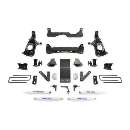 Fabtech 4" Basic Suspension System w/ Performance Shocks | GM 3500HD 2WD/4WD (11-19) (K1123)