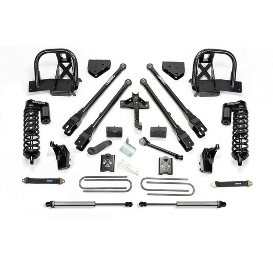Fabtech 4" 4-Link Suspension System w/ DLSS 4.0 Coilover & Rear DLSS | Ford F250 4WD (11-16) (K2205DL)