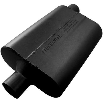 Flowmaster 40 Series Muffler For 2.25in.C/OUT, Aggressive Tone, 16ga Steel (42442)