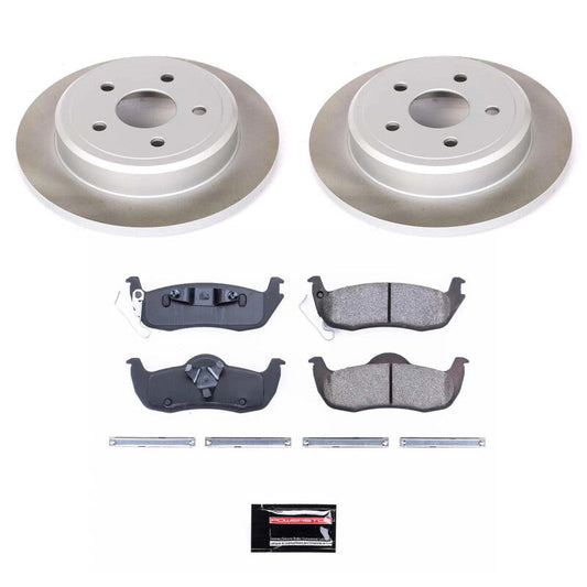 PowerStop 05-10 Jeep Grand Cherokee Rear Semi-Coated Rotor Kit (SC2221)