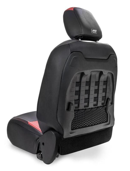 PRP 2018+ Jeep Wrangler JLU/4 Door/ Jeep Gladiator JT/ Rubicon Front Seat Covers (Pair) - All Black