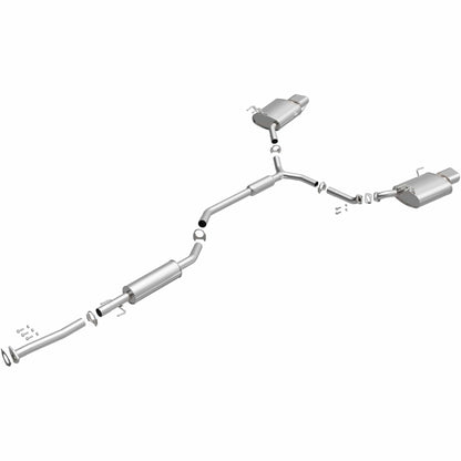 BRExhaust 2009-2014 Acura TL 3.5L Direct-Fit Replacement Exhaust System