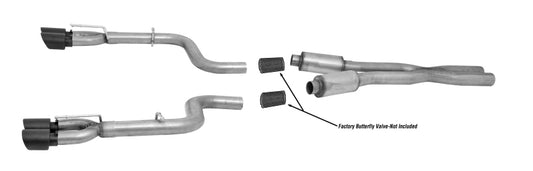 Gibson Black Elite 3in Dual Exhaust | Dodge Challenger SRT Hellcat 6.2L (15-19) (617010-B)