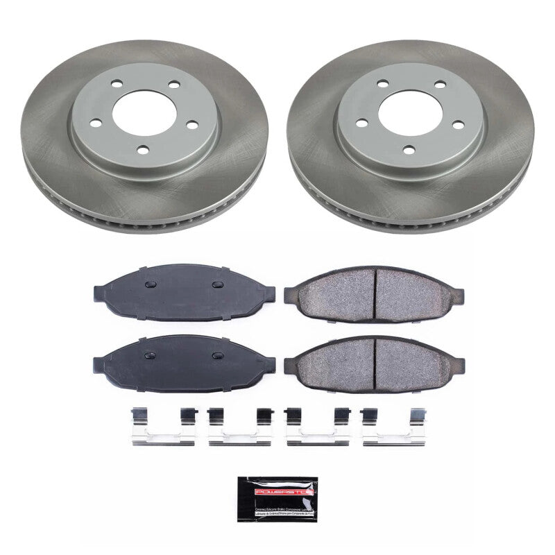 PowerStop 04-08 Chrysler Pacifica Front Semi-Coated Rotor Kit (SC3009)
