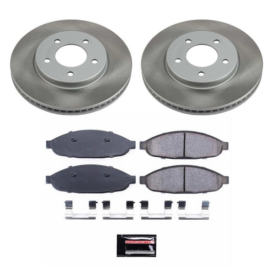 PowerStop 04-08 Chrysler Pacifica Front Semi-Coated Rotor Kit (SC3009)