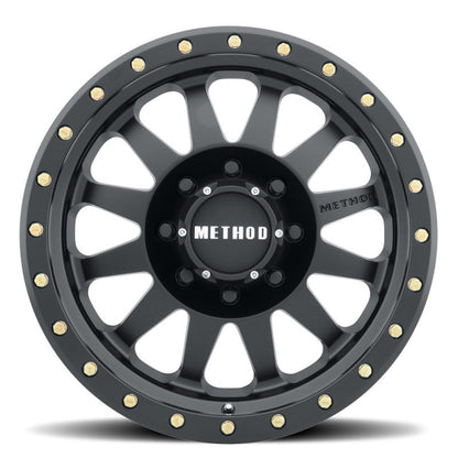 Method MR304 Double Standard Matte Black | 17x8.5" +0mm | 8x170mm Wheel