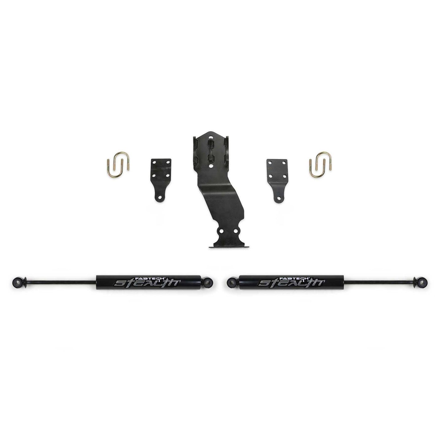 Fabtech Stealth Dual Steering Stabilizer Kit | Ford Superduty 4WD (17-20) (FTS22302)