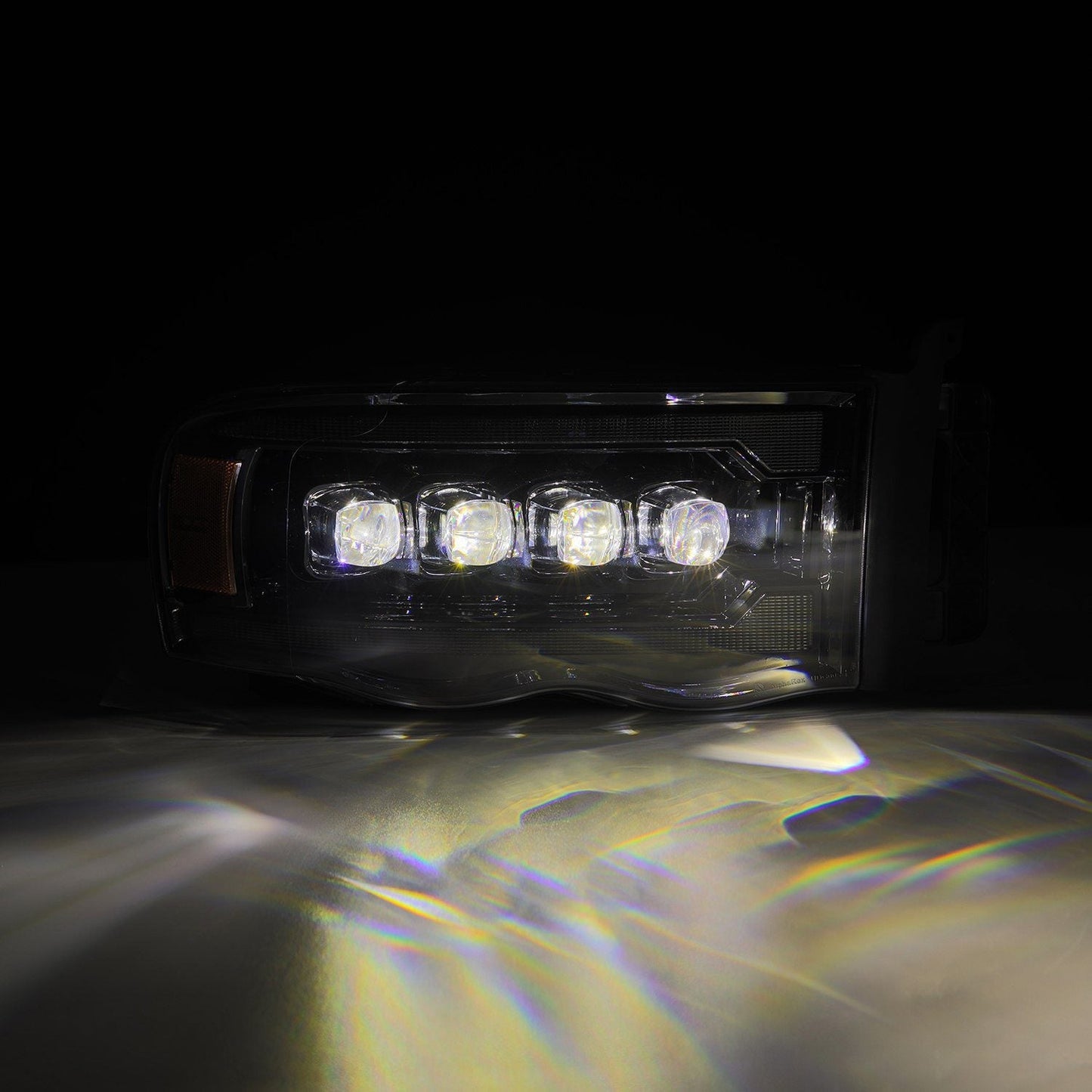 AlphaRex 02-05 Dodge Ram NOVA-Series LED Projector Headlights Alpha-Black