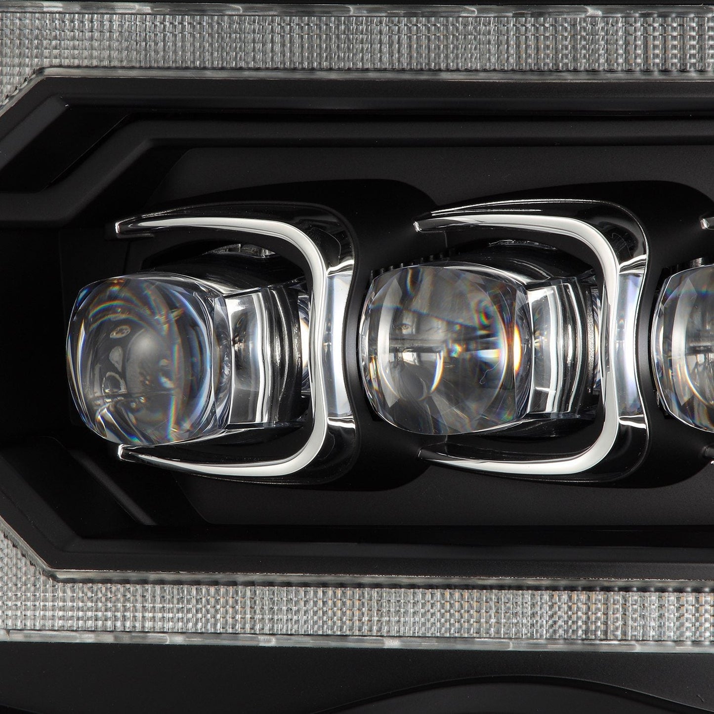 AlphaRex 02-05 Dodge Ram NOVA-Series LED Projector Headlights Black