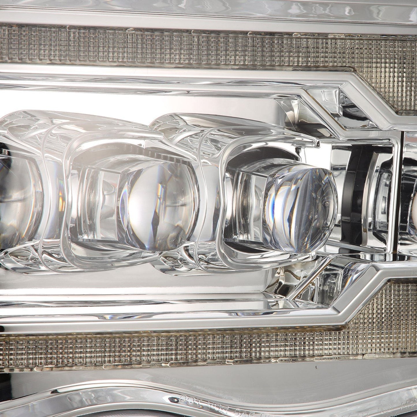 AlphaRex 02-05 Dodge Ram NOVA-Series LED Projector Headlights Chrome