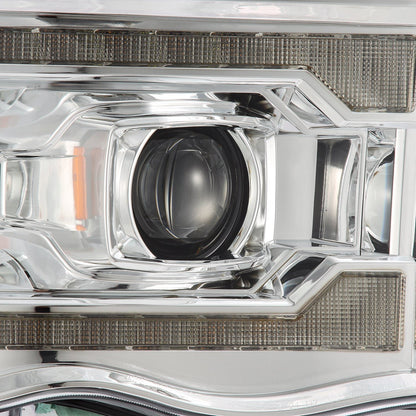 AlphaRex 02-05 Dodge Ram PRO-Series Halogen Projector Headlights Chrome