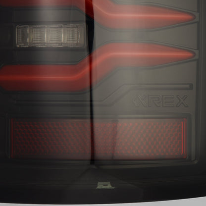 AlphaRex 02-06 Dodge Ram 1500/03-06 Dodge Ram 2500/3500 Truck LUXX-Series LED Tail Lights Black-Red