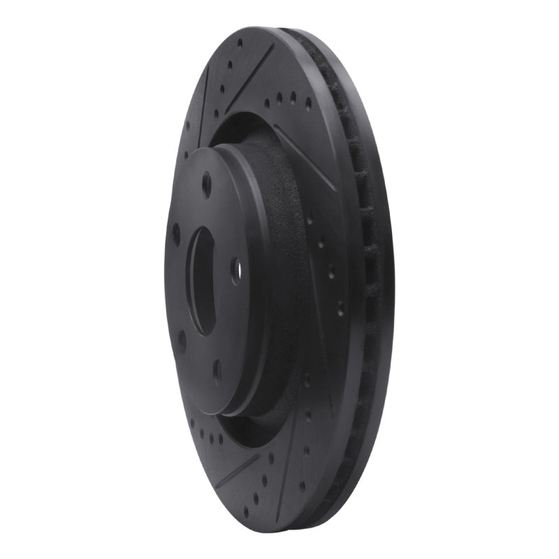 DFC D&S Black Brake Rotor (FRONT LEFT): Jeep Wrangler (12-18)