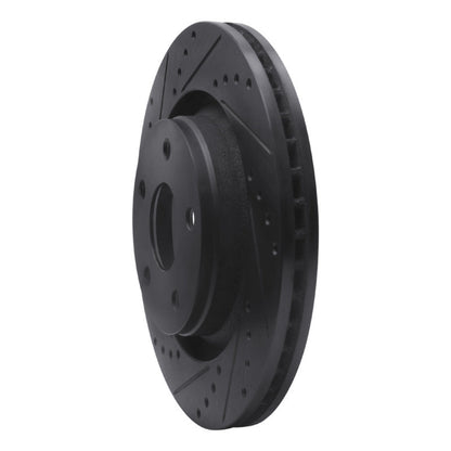 DFC D&S Black Brake Rotor (FRONT LEFT): Jeep Wrangler (12-18)
