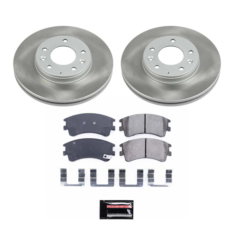 PowerStop 03-05 Mazda 6 Front Semi-Coated Rotor Kit (SC2448)