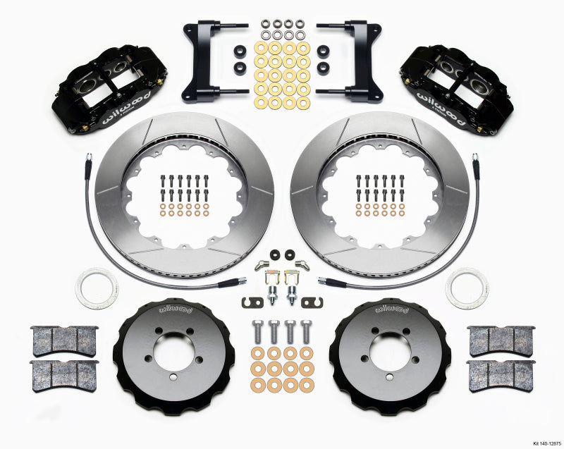 Wilwood Narrow Superlite 6R Front Hat Kit | Subaru WRX (99-12) w/ Lines (140-12875)