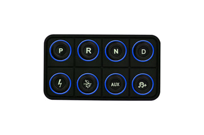 AEM EV EV programmable button pad for use with VCU200 or VCU300 - 30-8400