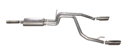 Gibson 2.25in Dual Split Cat-Back Exhaust | Dodge Nitro R/T (07-09) (616005)
